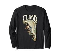 Escalade Escalade Femme Art Nouveau Grimpeur Manche Longue