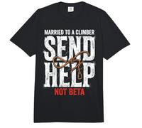 Escalade marié à Un grimpeur Envoyez de l'aide et Non Une Version bêta Comfort Colors Adult Heavyweight T-Shirt