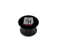 Escalade marié à Un grimpeur Envoyez de l'aide et Non Une Version bêta PopSockets PopGrip Adhésif