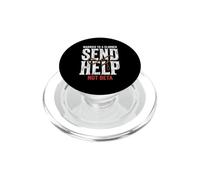 Escalade marié à Un grimpeur Envoyez de l'aide et Non Une Version bêta PopSockets PopGrip pour MagSafe