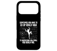 Escalade Math Physics Sometimes You Go Up High Boulder Coque pour iPhone 17 Pro Max