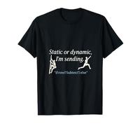 Escalade statique ou dynamique Envoyer Collage T-Shirt