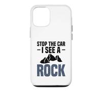 Escalade Stop The Car Saw A Rock Geologist Rock Climber Coque pour iPhone 12/12 Pro