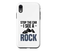 Escalade Stop The Car Saw A Rock Geologist Rock Climber Coque pour iPhone XR