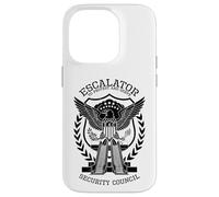 Escalator Security Council Funny Political American Eagle Coque pour iPhone 14 Pro