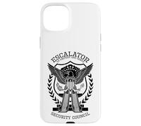 Escalator Security Council Funny Political American Eagle Coque pour iPhone 15 Plus