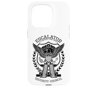 Escalator Security Council Funny Political American Eagle Coque pour iPhone 15 Pro