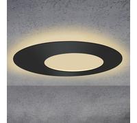 Escale Blade Open ⌀ 95 cm Decken-/Wandleuchte, noir mat