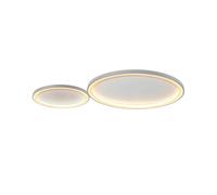 Escale Loud ⌀ 65 + 35 cm Deckenleuchte, aluminium