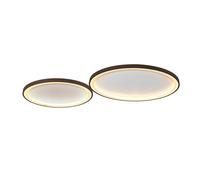 Escale Loud ⌀ 65 + 50 cm Deckenleuchte, bronze