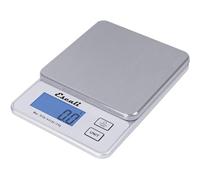 Escali Vera PR2000S Balance compacte de haute précision pour la cuisine, la pâtisserie et les herbes, mesure les ingrédients liquides et secs, affichage numérique LCD, capacité de 2 kg, argenté