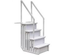 Escalier synthétique pour piscine - 4 marches