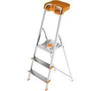 Escalier à 3 marches en aluminium avec rangement pour la maison et les professio