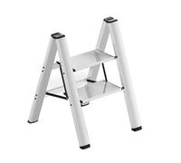 Escalier à Quatre marches, Tabouret Portable, étagère à Fleurs en Alliage d'aluminium épais, échelle multifonctionnelle pour la Maison (Deux marches)