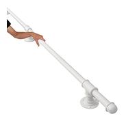 Escalier blanc pour escalier en fer forgé salle de bain couloir il rampe de sécurité antidérapante - Kit complet pour une installation facile et une sécurité accrue