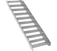 Escalier Caillebotis à 11 marches 900x 240mm Acier Galvanisé DIN 24537 EN ISO146