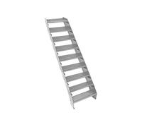 Escalier Caillebotis à 9 marches 600x 240mm Acier Galvanisé DIN 24537 EN ISO 146