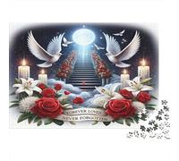 Escalier céleste Puzzles 1000 Pièces Papier recyclé pour Adultes Puzzle pour Adultes Impossible Difficile Stimulant Excellente idée Cadeau pour Relaxation et créativité 52x38cm/1000pcs