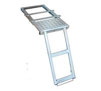 Escalier d'accès Plate-forme Marches en tôle d'acier galvanisé pour remorque et camion