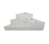 Escalier d'angle sous liner avec banquette - 3 marches