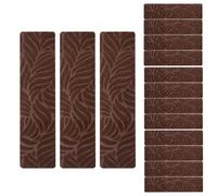 Escalier de Tapis | 15 pièces marches en Bois Tapis sans | Intérieur adhésif réutilisable pour Chiens âgés | Chambre de Patio de Garage de la Maison