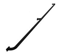 Escalier d'intérieur et d'extérieur moderne - 1 m à 6 m - Rampe réglable en métal industriel en fer avec supports muraux - Main courante de sécurité pour marches (taille : 280 cm)