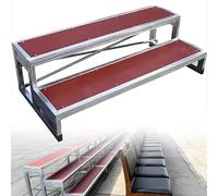 Escalier droit antidérapant pour chorale - Rehausseurs de chœur debout pour l'école, l'église de mariage, pupitre de musique chorale - Podium de récompense photo de groupe - Étape 1 niveaux