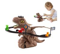 Escalier électrique Toy Dinosaur - Escalator Track Clamber, jouet musical Light-Up | Ensemble de piste de dinosaur coloré, mécanisme d'escalade automatique, jeu de tout-petit interactif amusant, éduca
