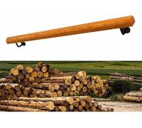 Escalier en bois intérieur/extérieur, 80 cm, support mural antidérapant pour plus de sécurité, il pour escaliers, installation facile, conception forte adhérence