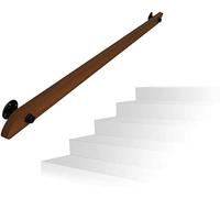 Escalier en pin 25 cm 600 cm en bois massif pour villa et loft intérieur ou extérieur pour personnes âgées Kit d'installation inclus (580 cm)