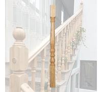 Escalier Garde Corps Rustique Axe de Balustre de Rampe D'escalier, En Bois Escalier Balcon/terrasse/Loft Poteau de Balustrade pour L'amélioration de L'habitat Réparation de Garde-corps, 95cm de Haut