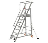 ESCALIER MOBILE 11 MARCHES HAUTEUR DE TRAVAIL 4.4M - TUBESCA COMABI - 02271111