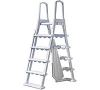 Escalier moulé pour piscines hauteur 1,20 m à 1,32 m de Gre - Échelle, escalier et main courante