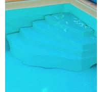 Escalier piscine d'angle Cybèle 1 m