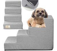 Escalier pour animaux de compagnie, pour petits chiens, 4 marches, 60 x 40 x 30 cm, imperméable, en éponge, pour lit haut, rampe pour chien, amovible, EDANT