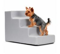 Escalier pour animaux - SPRINGOS - 4 marches - Gris - Mousse haute densité 30D - Charge 25 kg