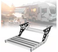 Escalier Pour Camping-Car, Marchepied électrique Escamotable Manuel, Escalier Pour Caravane, Pliable, En Alliage D'aluminium, Pédale Antidérapante, Pour Camping-Cars, Caravanes Manual-Singlelayer