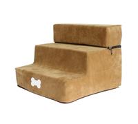Escalier pour Chien À 3 Marches, Escalier pour Animaux De Compagnie, Escalier pour Animaux Agés, Marches Amovibles Et Lavables pour Animaux De Compagnie pour Chats, Chiens Grimpant sur Un Lit Haut