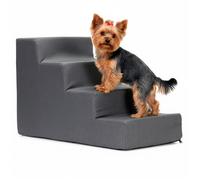 Escalier pour chien et chat - SPRINGOS - 4 marches - Mousse 30D - Housse lavable - Antidérapant
