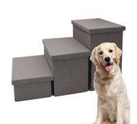Escalier pour chien pour lit haut - Pliable - Rampe d'escalier pour chien - Antidérapante - Échelle de lit pour chiot - Équipement d'agilité pour chiens - Escaliers et marches pour chiens - Marches