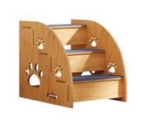 Escalier pour chien pour lit, rampe intérieure | Escalier antidérapant pour chat, escalade en bois, lit haut, fournitures pour animaux domestiques