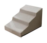 Escalier pour Chien pour lit - Rampe pour Chien - Antidérapant - Housse en Mousse Solide - Tissu Amovible et Lavable - Taille - 3 marches - 40 x 56 x 35 cm - Animaux en surpoids - Mobilité