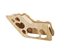 Escalier pour Hamster, Maison d'escalade en Bois pour Jouets, Cage avec Escaliers d'exercice pour Hamster, pour Écureuils, Souris, Gerbilles, Hamsters Syriens et Nains, pour Le Repos et Le Jeu