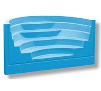 Escalier roman Transat 3.00m x 1.50m pour piscine enterrée