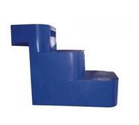 Escalier pour chien "Sauve-Chien"- 3 marches bleues - 77 x 15 x 58.5 cm