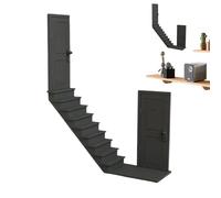 Escaliers de maison miniatures | Escaliers décoratifs pour modèles de paysages - Décorations murales imprimées en 3D pour intérieurs sans accoudoirs, meubles, ornements et accessoires pour adultes