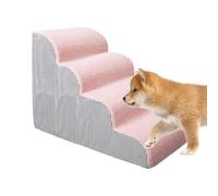 Escaliers pour Animaux De Compagnie - Marches Douces pour Chiens Et Chats avec Housse Antidérapante Lavable | Échelle pour Lit, Canapé, Camion, Maison, Intérieur Et Extérieur