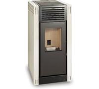Poêle à granulés et pellets Escalor Poêle à granulés NAREL 8kW blanc crème