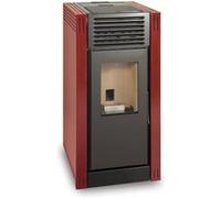 Poêle à granulés et pellets Escalor Poêle à granulés NAREL 8kW rouge impérial