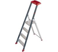 Escalux - Escabeau en aluminium Professionnel 4 marches haut. travail 2,80 m - PROLUX PLUS